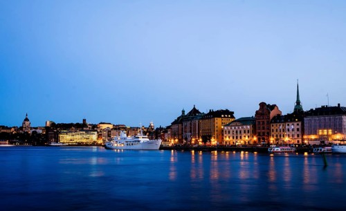 Gamla stan in the evening light