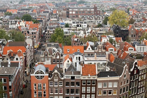 View over the Jordaan neighbourhood
