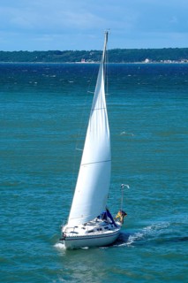 Sailing boat at Oresund