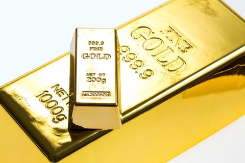 200g gold bar on top of 1000g bar