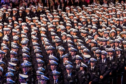 Swearing-in of the police inspector candidates