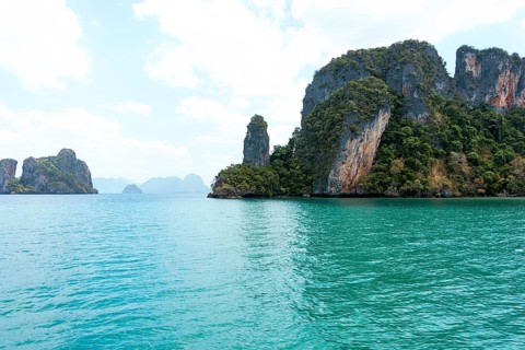 Rock formation in Phang Nga Bay