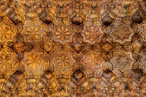 Fatimid wood ceiling