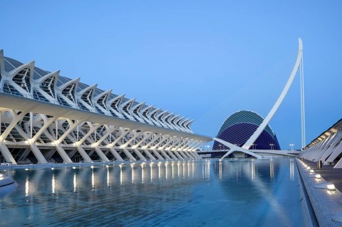 The City of Arts and Sciences with the Agora and Science Museum Prince Philip