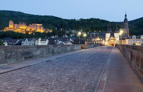 On the Alte Brucke bridge