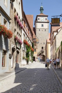 Weisser Turm or White Tower on Georgengasse street