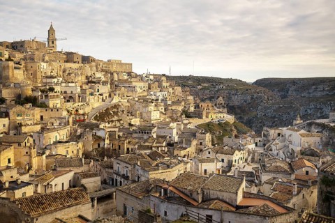 View across the town from the viewpoint at Piazzetta Pascoli