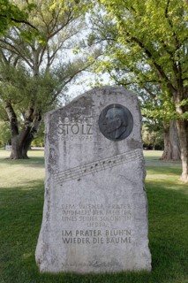 Memorial stone for the composer Robert Stolz