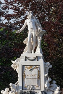Mozart memorial in Burggarten