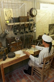 Telecommunications headquarters in a bunker from World War 1