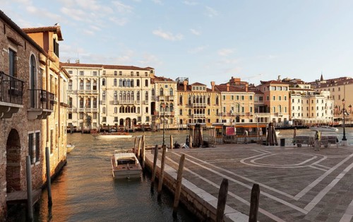 Palazzi by the Grand Canal in the morning light