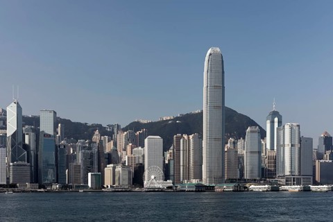 Skyline Hongkong Island