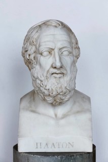 Bust of the Greek philosopher Plato