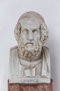 Bust of the Greek poet Homer