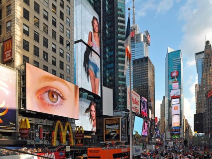 Billboards at Times Square