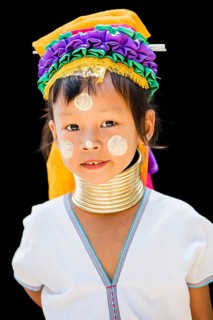 Kayan hill tribe girl