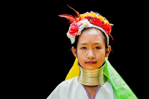 Kayan hill tribe girl