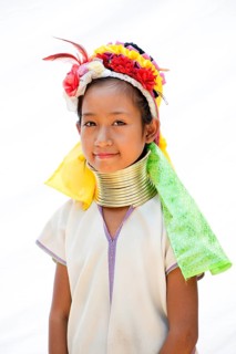 Kayan hill tribe girl