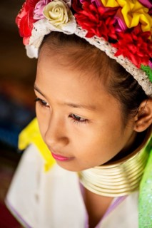 Girl of the Kayan tribe