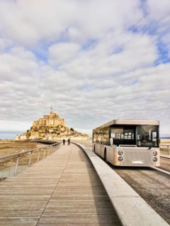 Mont Saint-Michel from the new causeway