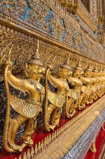 Golden statues
