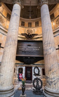 Tomb of King Victor Emanuel II in the Pantheon