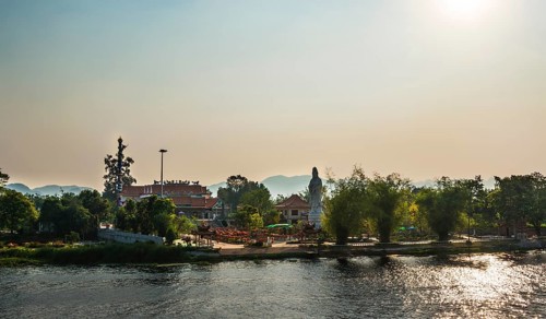 Chinese temple by River Kwai