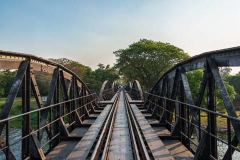 Historical River Kwai Bridge