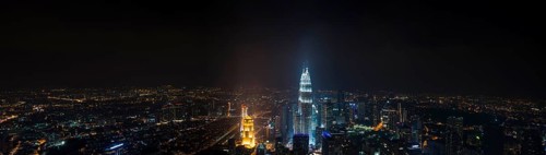 Skyline at night