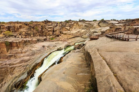 Visitors platform at the Augrabies Falls
