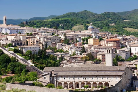 Cityscape with Ponziano monastery