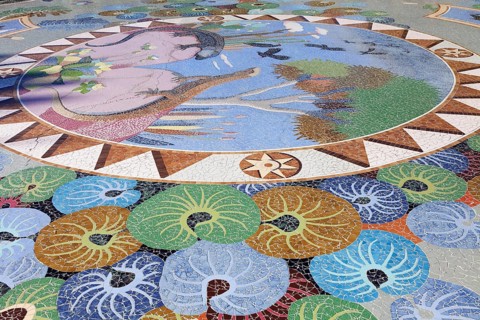 Floor mosaic