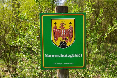 Nature reserve sign