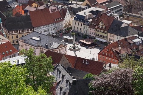 Historic centre with marketplace