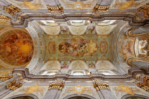 Ceiling fresco by Daniel Gran