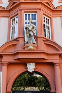 Gutenberg Museum in the Haus zum Romischen Kaiser building