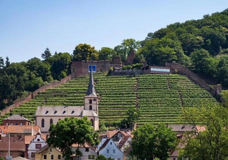 Saint Pancras's church and Clingenburg ruins
