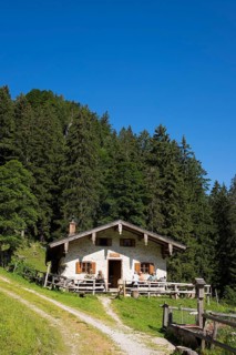 Mountain hut on Staudacher Alm