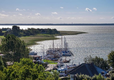 Saaler Bodden and harbour