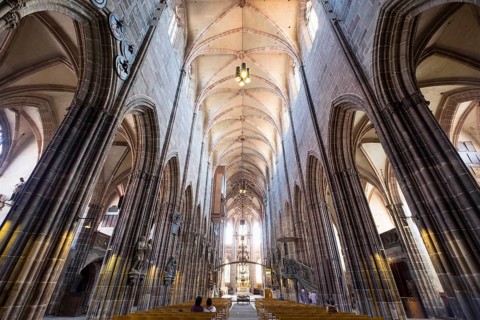 Interior of the St. Lorenz Church