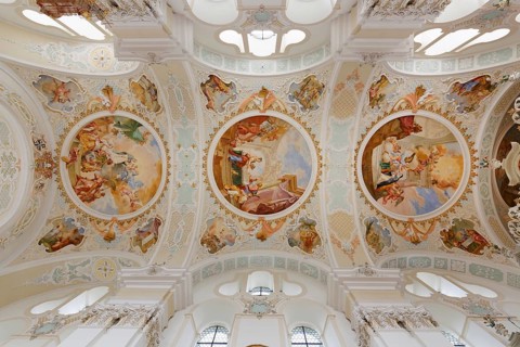 Ceiling frescoes