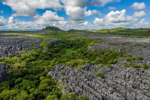 Rugged karst landscape