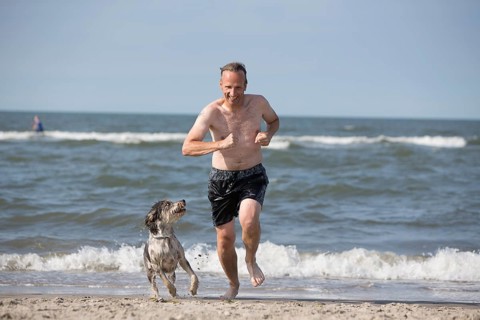 Man and dog