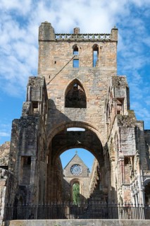 Ruins of the Augustinian monastery Jedburgh Abbey