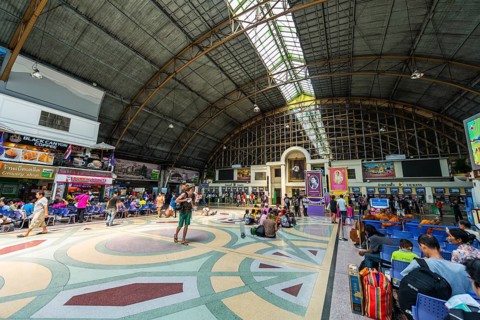 Train station interior