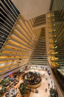 Interior of the Marina Bay Sands Hotel