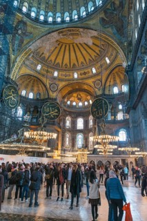 Main area of the Hagia Sophia