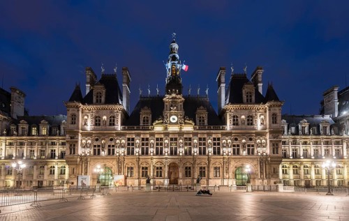 City Hall at night
