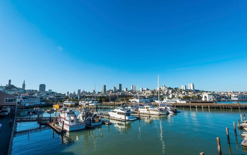 Sailboats at Pier 39