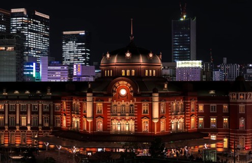 Tokyo Station at Night